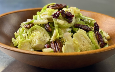 Shaved Brussel Sprout Salad by Chef Mendenhall